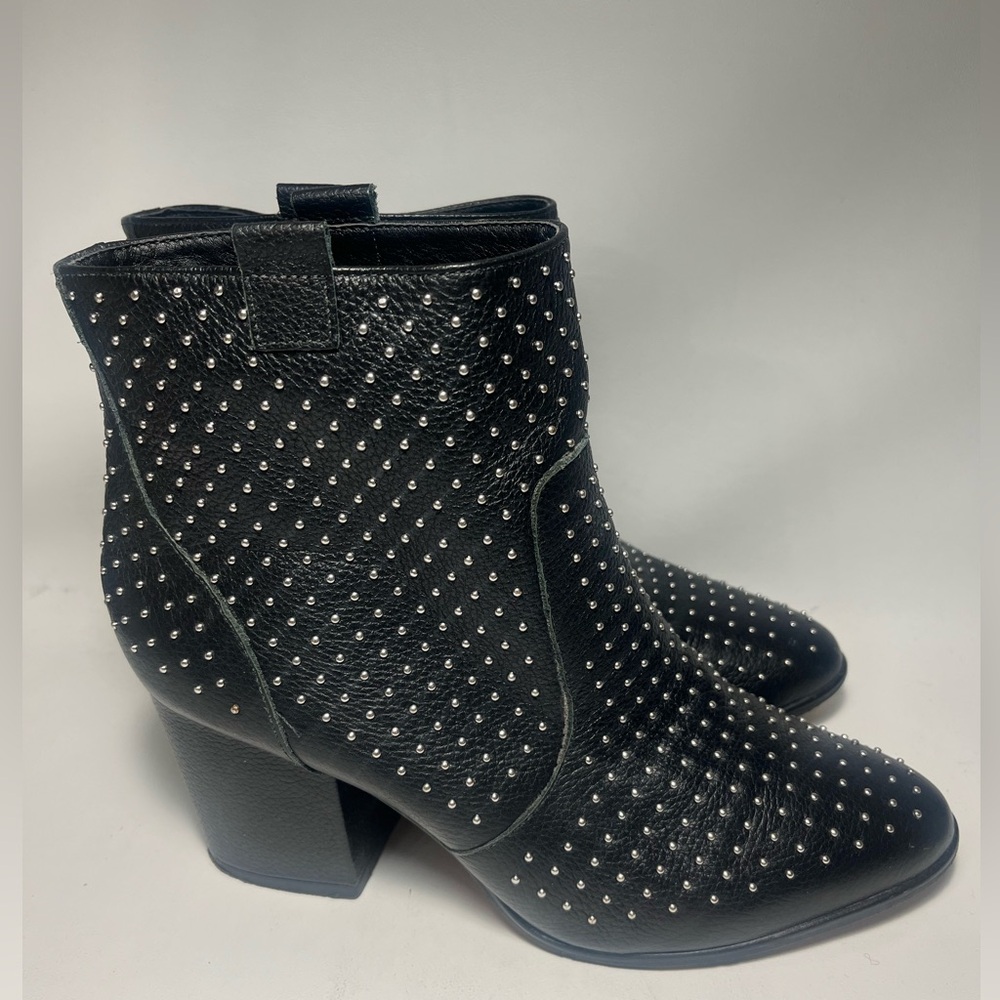 Rebecca Minkoff studded boots size 10 black EUC